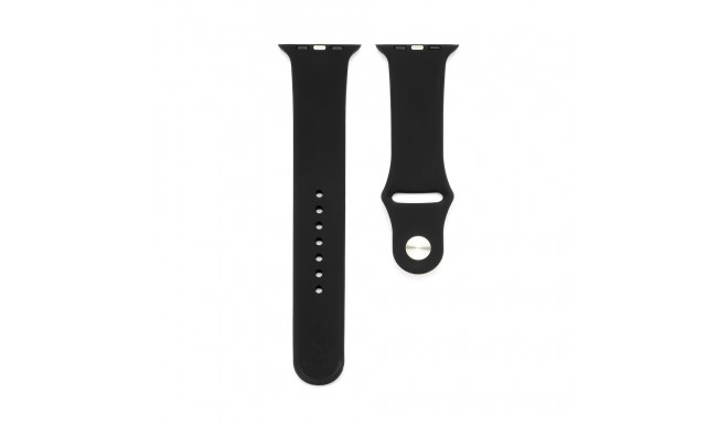 Connect Watch 42/44/45mm Silicone Loop Watch Strap (S/M 110mm) Black