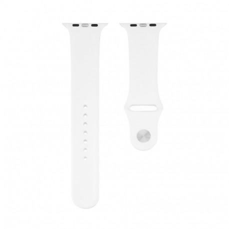 Connect Watch 38/40/41mm Silicone Loop Watch Strap (132mm M/L) White