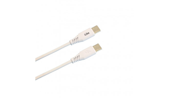 iLike iLike Evelatus Charging Cable Type-C to Type-C CTT01 White
