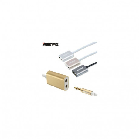Remax Qulmax 3.5mm Share Jack Cable RL-20S Grey