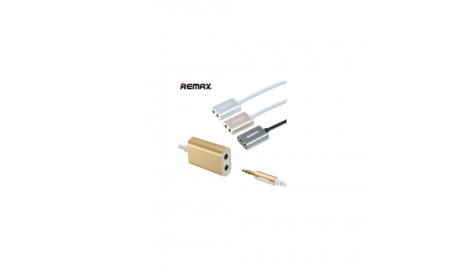 Remax Qulmax 3.5mm Share Jack Cable RL-20S Grey