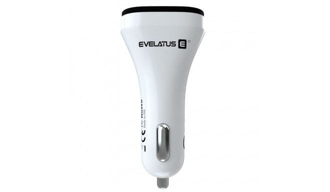 Evelatus - Evelatus Quick Car Charger QCC02 White