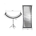 Quadralite curved reflector with frame L size