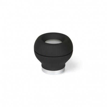 DOOR STOPPER. BLACK. ALU.