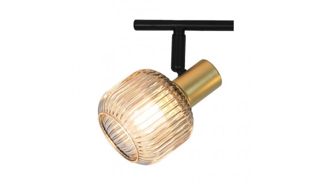 Spot Light kohtvalgusti Shadow 3xE14, must/kuldne
