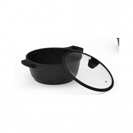 CASSEROLE DOMOLETTI BL MARBLE D28CM 6.1L