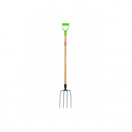 FORK COMPOST 4 PRONG WOOD HANDL F102WL O