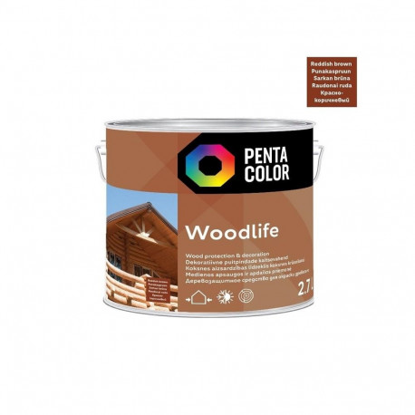 impregneerija woodlife punakaspruun 2,7L