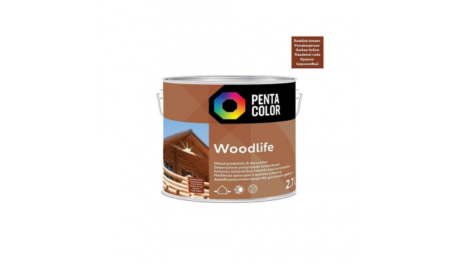 IMPREGNATOR WOODLIFE REDDISH BROWN 2,7L