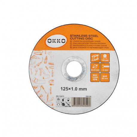 CUTTING DISCS 125X1.0 OKKO