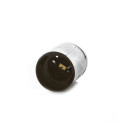 BULB SOCKET E27-6 D.3005, SMOOTH, BLACK