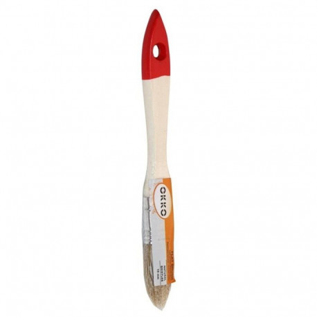 PLANE BRUSH WITH RED END OKKO 3/4IN