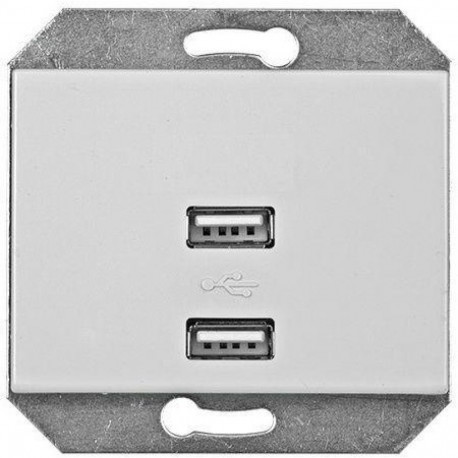 USB SOCKET 5V DC 3.4 A XP WHITE