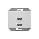 USB pistikupesa 5V DC 3.4 A XP valge