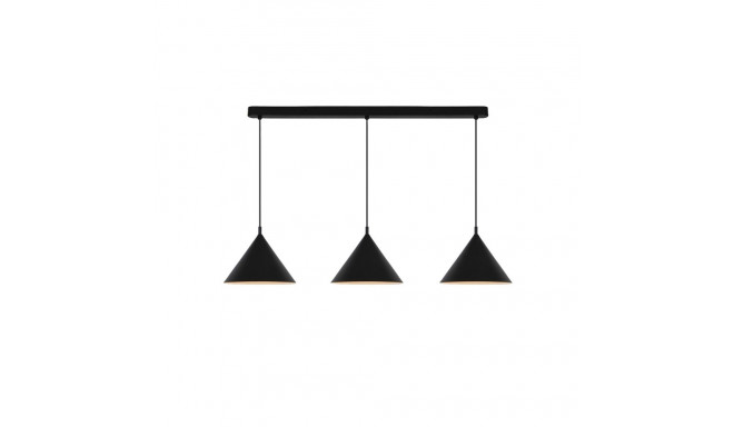 PENDANT LIGHT TRIANGLE 3XE27 BLACK