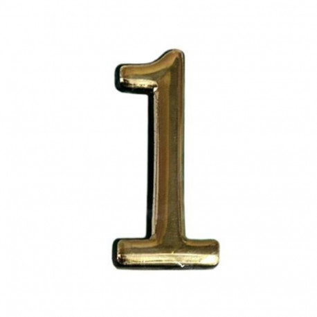 ukse number kuldne 1 PLASTM