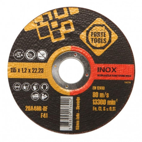 CUTTING BLADE 115X1,2X22,23 MMFORTE TOO