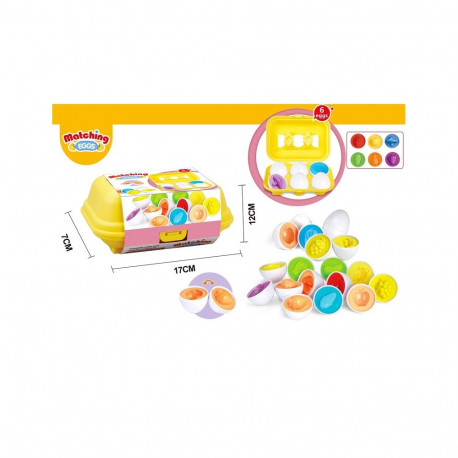 6PCS VEGETABLE AND FRUIT PAIRING EGGS