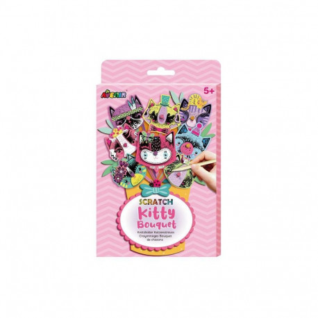 TOY AVENIR SCRATCH KITTY BOUQUET