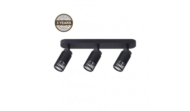 CEILING LIGHT ALVEO 3XGU10 ML0296 BLACK