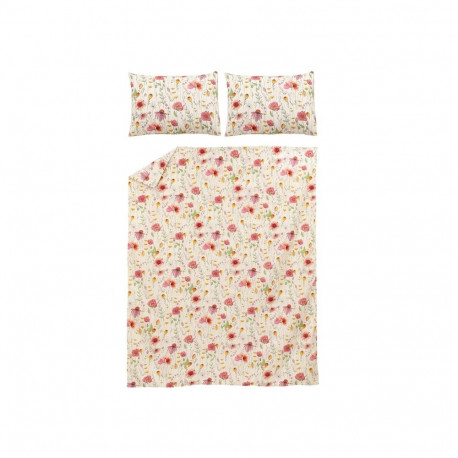 BED COV SET Summer Garden puuvill 160x200