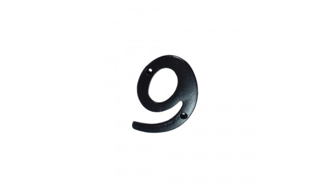 NUMBER 9 GB-2531_9 105X65MM BLACK
