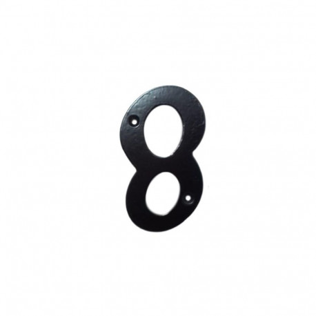 NUMBER 8 GB-2531_8 105X65MM BLACK