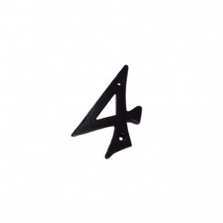 NUMBER 4 GB-2531_4 105X75MM BLACK