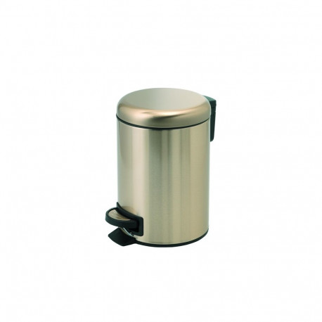 POTTY PEDAL BIN 5 LT MATT GOLD