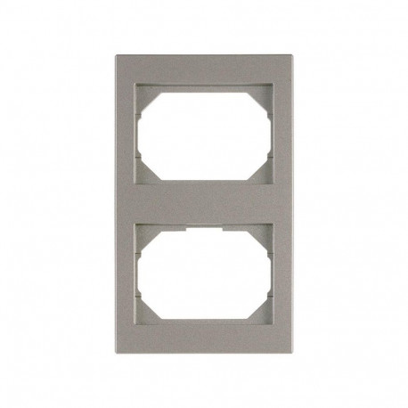 FRAME VILMA XP500 2-GANG V MET