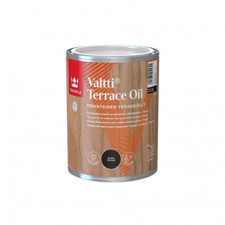 VALTTI TERRACE OIL BLACK 0.9L