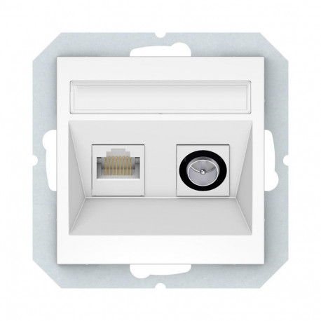 TV+COMP valge TVL/KLRJ45-16E2-02QR1000