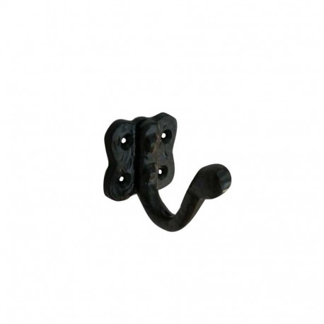 SINGLE ROBE HOOK GB-2504 125X100MM BLACK