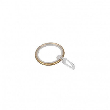 RINGS WITH HOOKS MODERN GOLD 25 10PCS