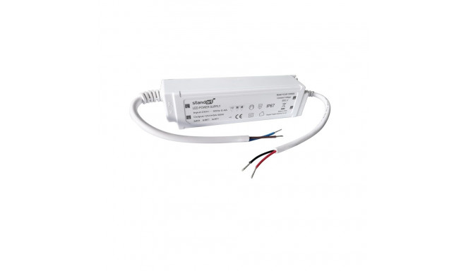 toiteadapter LED 60W 5A 12V DC IP67