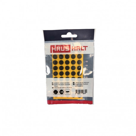ADHESIVE PADS 2.5MM BLACK D 9MM 45