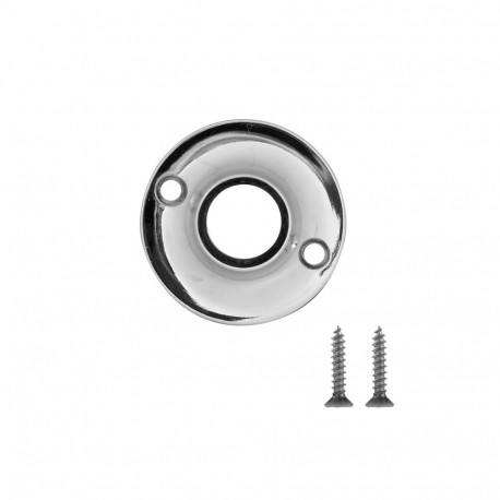 LATERAL HOLDER D16.2 HOLES.SCREW. CHROME