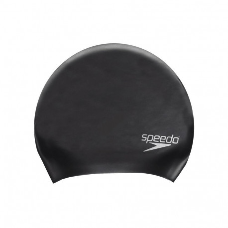 SWIM CAP LONGHAIR 06-168-0001 BLACK