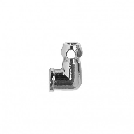 CHROME PLATED ELBOW 1/2X3/8 WITH INNER