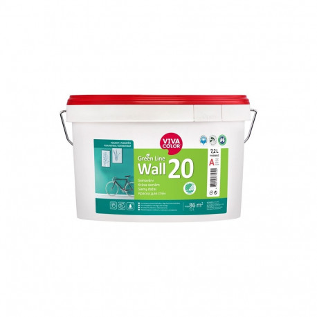 PAINT GREEN LINE WALL 20 A 7,2L
