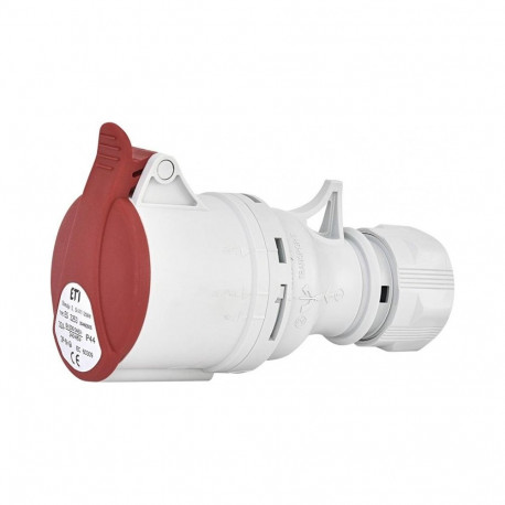 ES 3253 32A. 400V. 3P+N+PE.  LIZDAS IP44