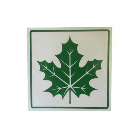 CAR STICKER MAPLE LEAF LIP018