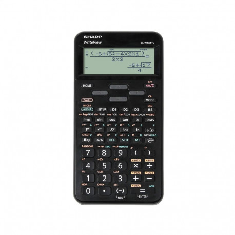 SHARP CALCULATOR SCIENTIFIC BLISTER 420 FUNCTIONS 4-LINE DISP BLACK ELW531TLBBK-EU