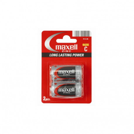 MAXELL BATTERY MANGANESE/ZINC R14 BLISTER*2 774403.04.EU