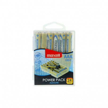 MAXELL BATTERIES LR03/AAA POWER PACK 24PK 790268.04.CN