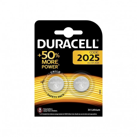 DURACELL BATTERY LITHIUM DL2025 BLISTER *2