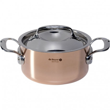 De Buyer Prima Matera Saucepot copper/steel 16 cm induction