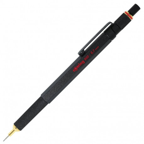 rotring 800 mehaaniline pliiats must 0,7 mm
