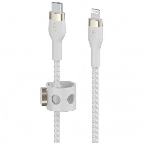 Belkin Flex Lightning/USB-C 15W 2m mfi. sert. valge CAA011bt2MWH
