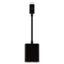 Belkin RockStar Connect USB-C Audio + Charge adapter black